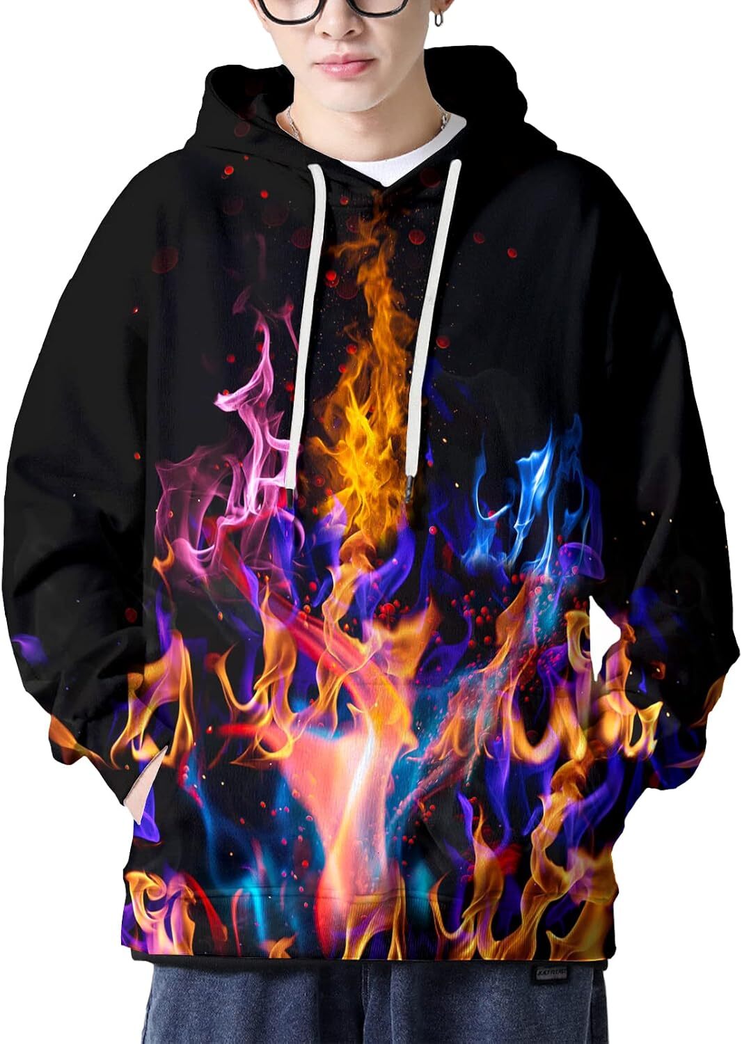 Hoodie for Mens Womens Men Women 3D Hooded Hoodies Fashion Hooded Sweatshirt Top with Pocket Graphic Hoodies sweatshirt Warm Fashionable cool