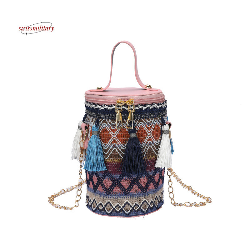 Tassel chain personalized western-style women's ethnic, artistic, national style crossbody bag, spring and summer trendy shoulder bag #14 swissmi