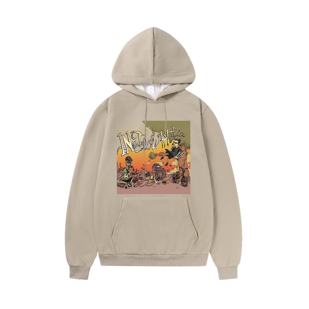 Designer Fashion Hooded Sweatshirt Popular Men Hoodie Black Oversized Tops Pullover Hoodie High Street Hip Hop Breathable Tech Fleece