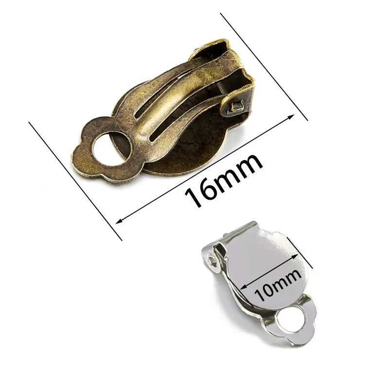 20 pieces/pack multi-color invisible ear clips frog clips handmade DIY ear clips W241017