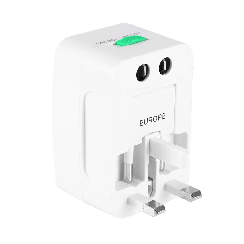 Multifunctional Universal Travel Adapter EU UK US AU AC Power Charger Adapter Outlet International Converter Socket Plug Adaptor Connector with retail