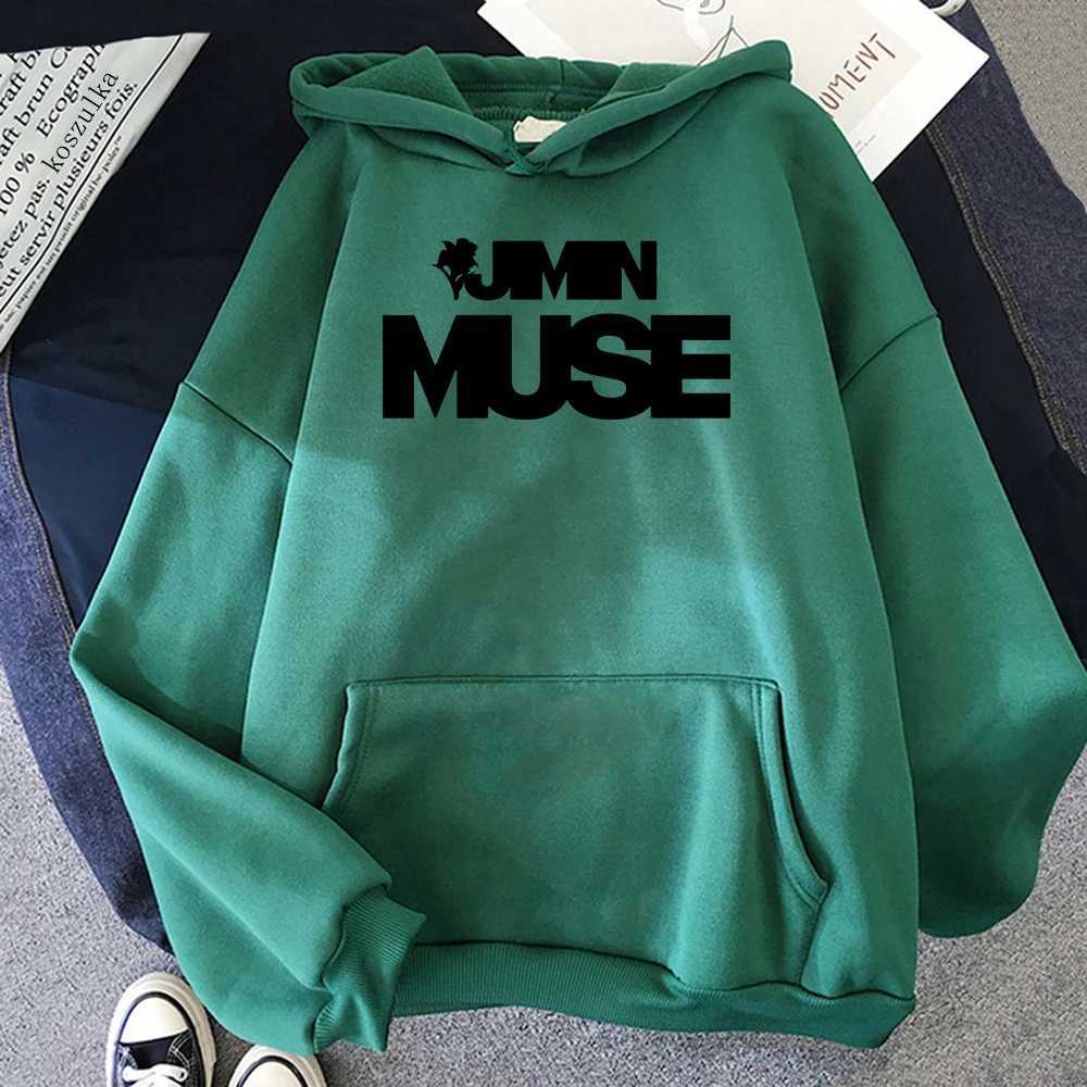 Jimin Muse Hoodie Fashion Women Harajuku Aesthetic Streetwear Casual Hoodies Unisex Autumn Winter Vintage Pullovers SweatshirtsX241016