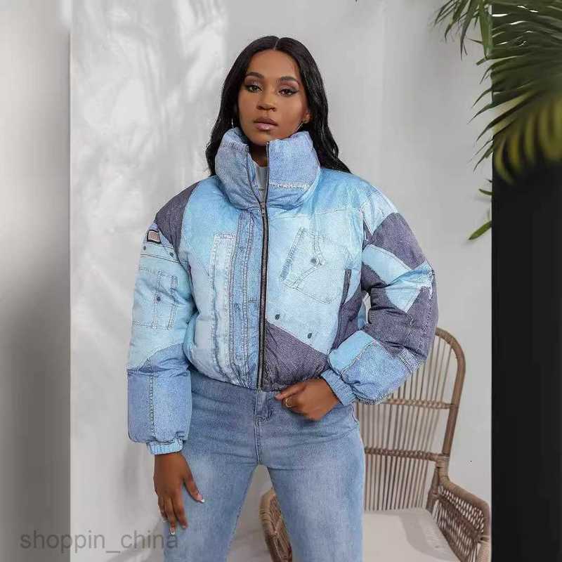 Women Jackets Coats Women's Fashion Women's Jacket Denim Printed Cotton Jacket