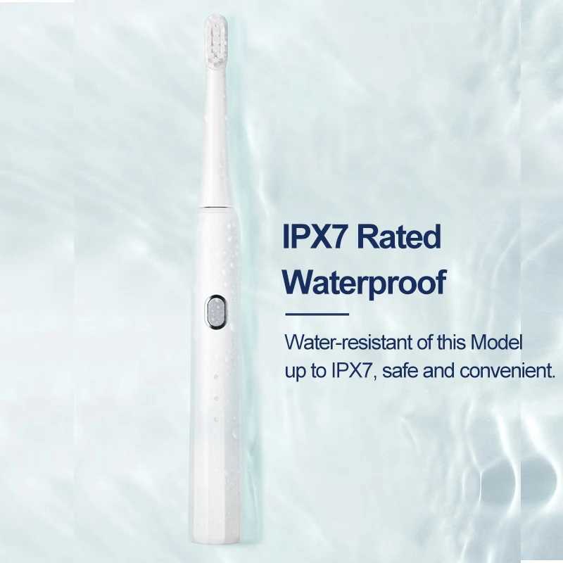 New Arrival Sonic rechargeable electric toothbrush 4 8 adult accessory head 2-minute smart timer IPX7 waterproof G241017