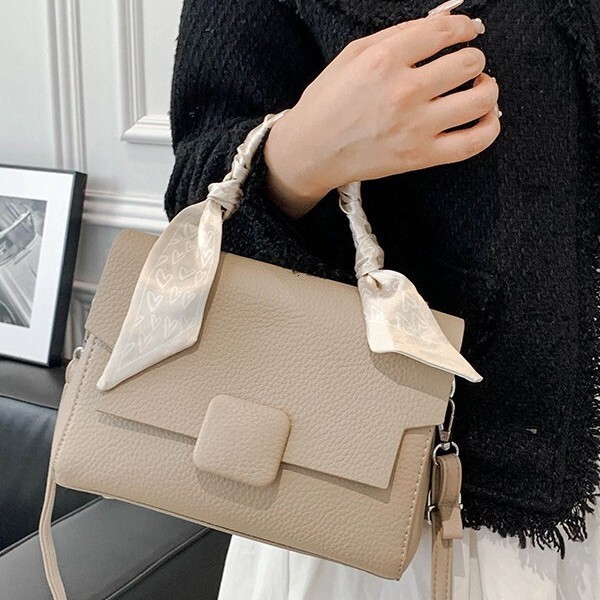 version of fashionable handbag, women's new style temperament small square bag, casual fashion versatile single shoulder crossbody bag