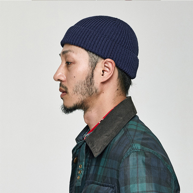 Hip-Hop Fashion Solid Color Knit Hats for Fall and Winter