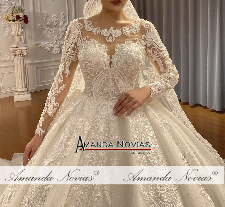 High Quality Real Photos Wedding Dress Lace