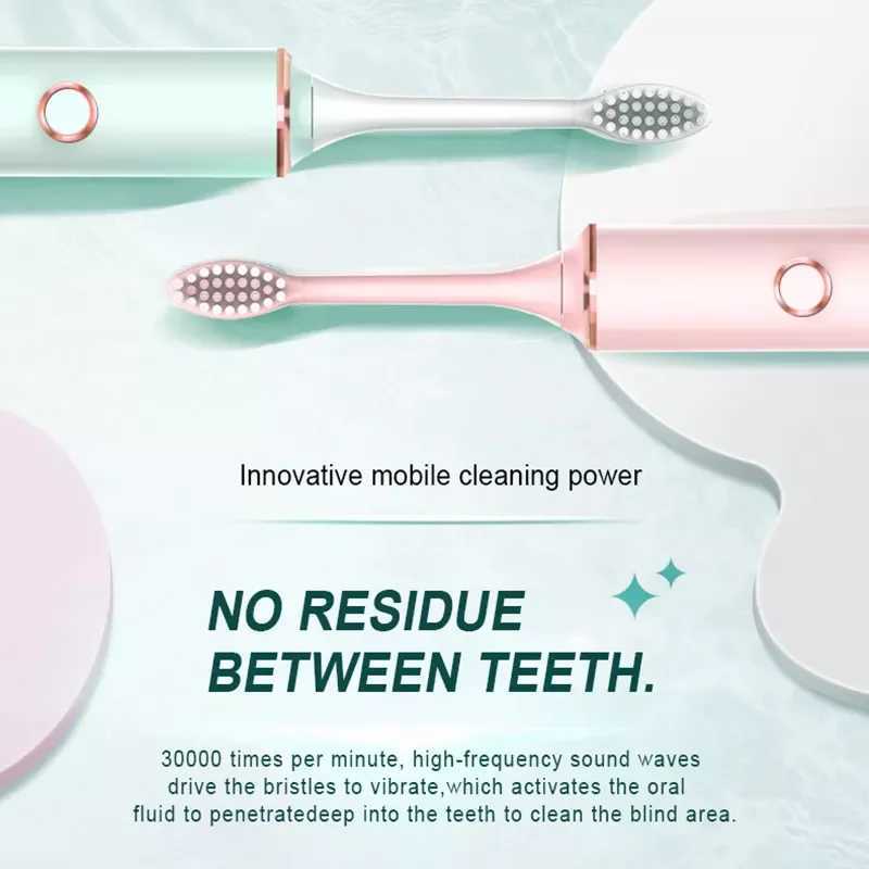6 types of sonic electric toothbrushes IPX7 waterproof timers for adult USB charging teeth whitening and cleaning M241017