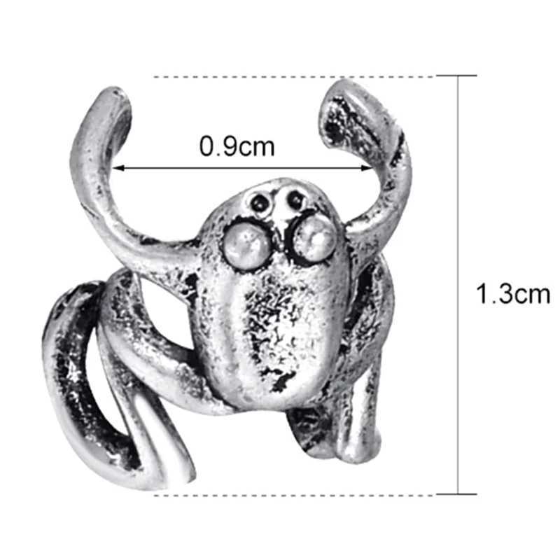 Fashionable retro ear clips without ear holes punk frog ear bone clips unipolar minimalist earrings party jewelry gifts W241017