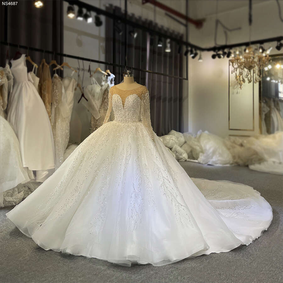 Mermaid Wedding Dress 2 in 1 Style With Ball Gown Skirt