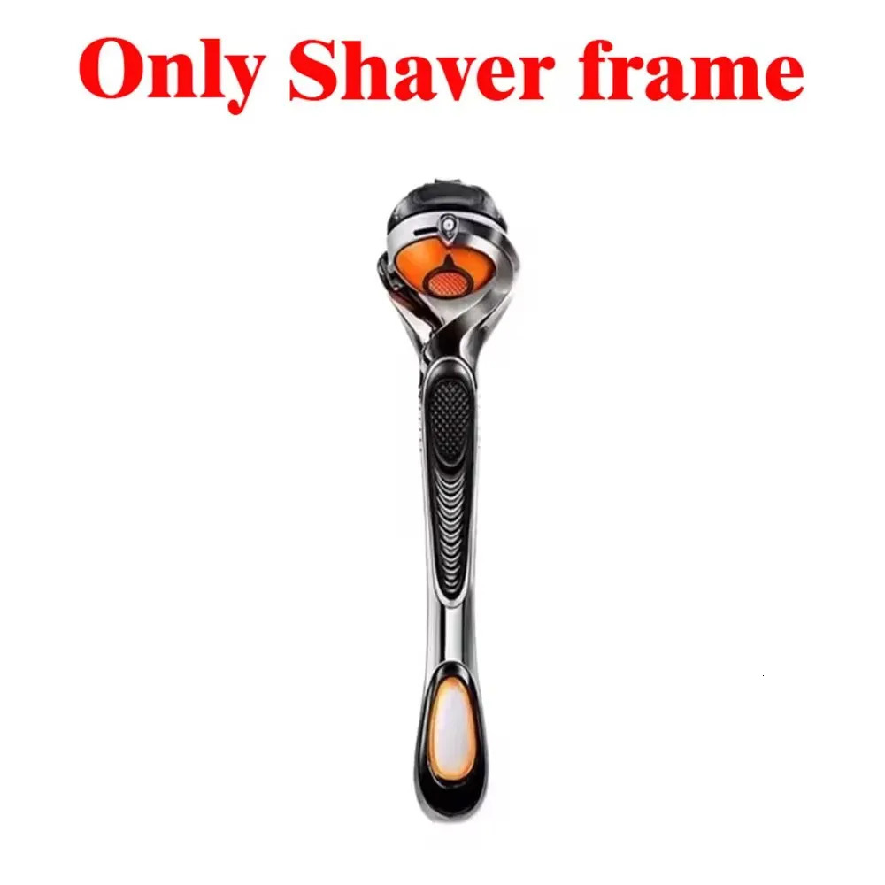Mens Razor 5/6-layer Mens Razor Pro Power Shaving Shaver Male Face Beard Hair Trimmer 5 Layer Blades Replacement 241016