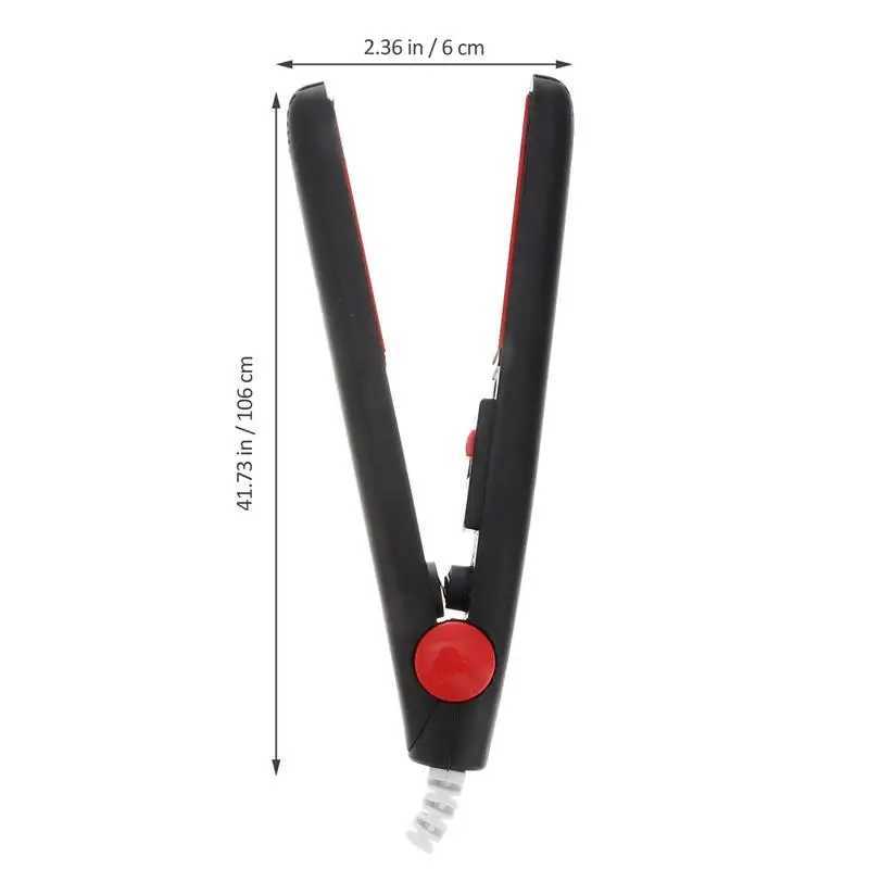 3 In 1 Hair Iron High Quality Flat Iron Straightening Hot Comb Mini Professional Hair Straightener Curling Iron Styling ToolsXJ241016