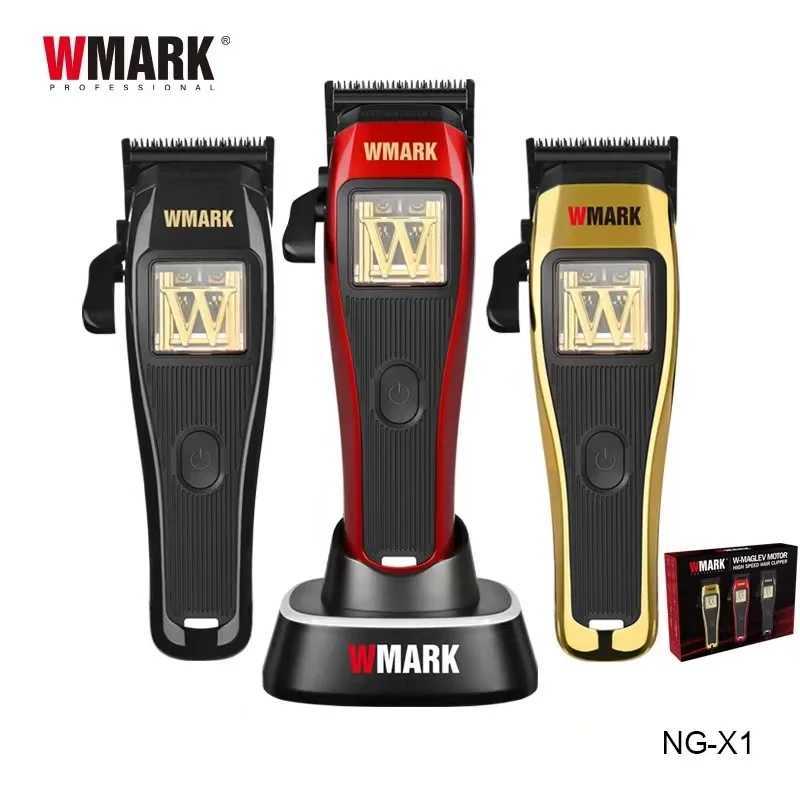 WMARKs new NG-X1 mens hair clip with 10000 RPM magnetic caliper and 3-color replaceable charging base W241017