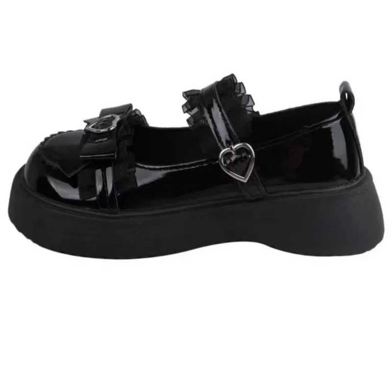 2024 New Womens Mary Janes Shoe Platform Shoes Womens Student Lolita Shoes Cute Thick Bottom Anti Slip Jk Zaptos Mujer Y241017