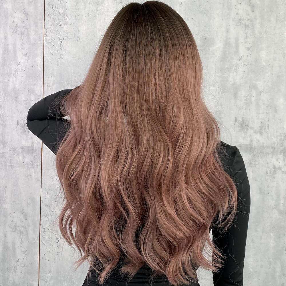 Wave Curled Wig, Fashionable, Straight Bangs, Hair, Fluffy, Natural, Large Waves, Sexy Long Curly Hair