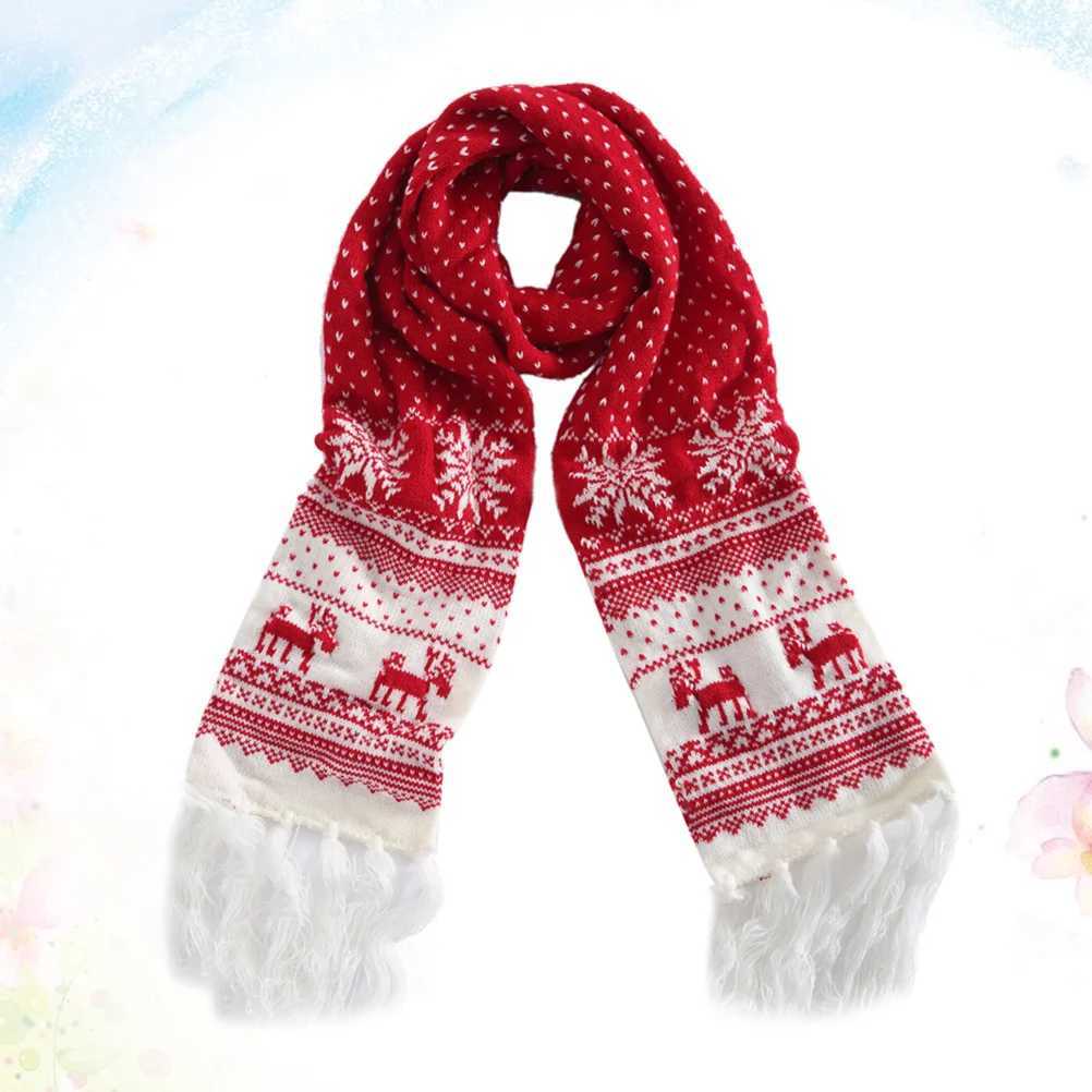 Christmas themed scarf for autumn and winter cold prevention Miss X241017