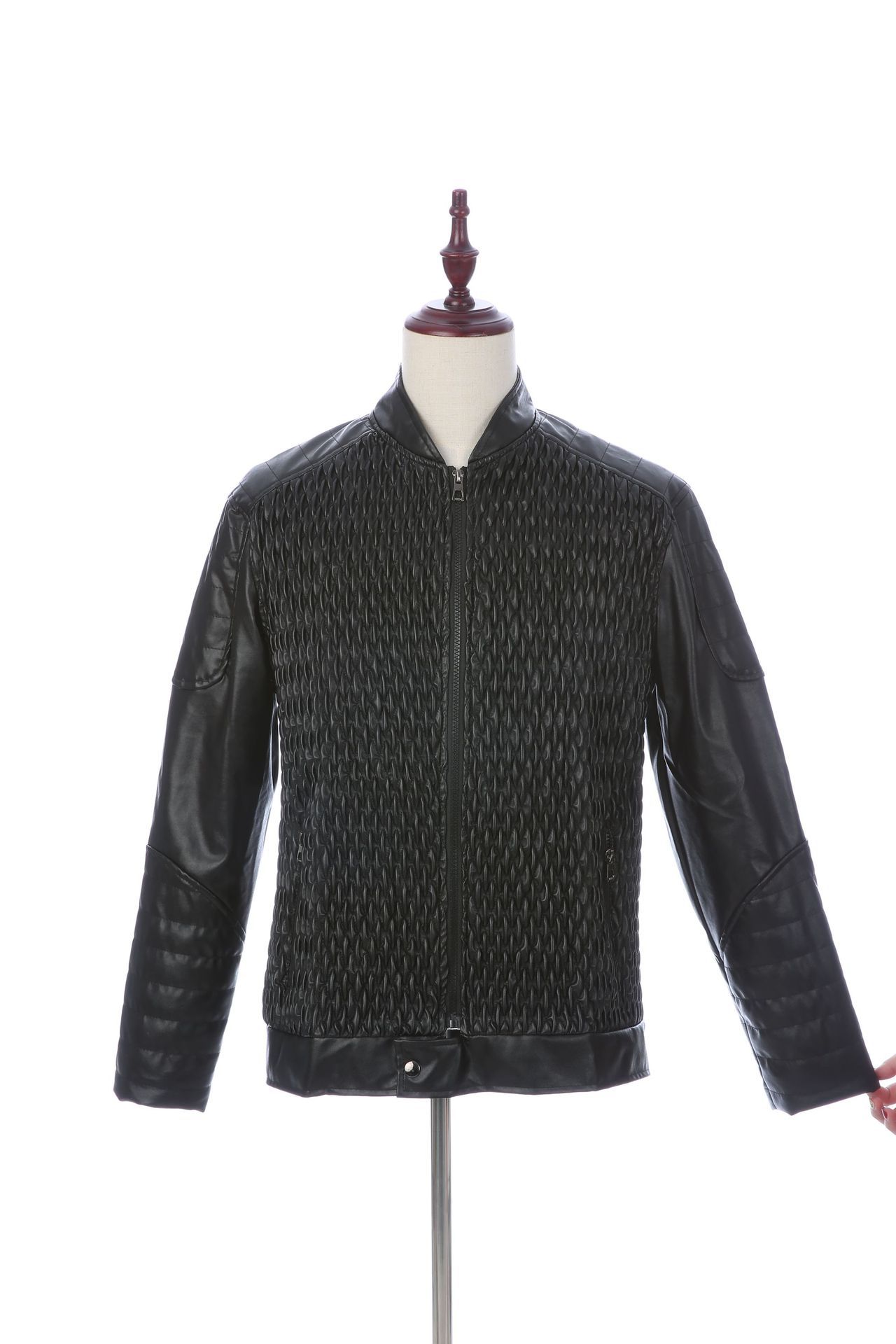 Wholesale- mens jacket autumn 2024 casual baseball jacket high quality plaid coat mens solid jacket winter slim jackets autumn coat men