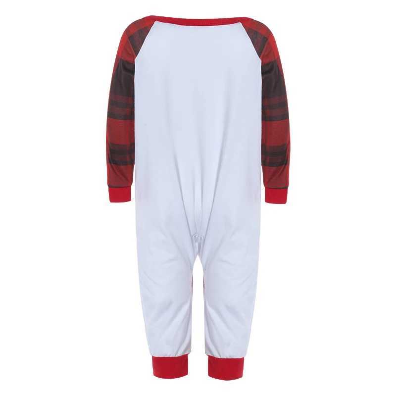 Christmas Family Matching Set Cartoon Long Sleeve Crew Collar Top Flat Pants Set/jumpsuit Mother and Child Pajama Set W241015