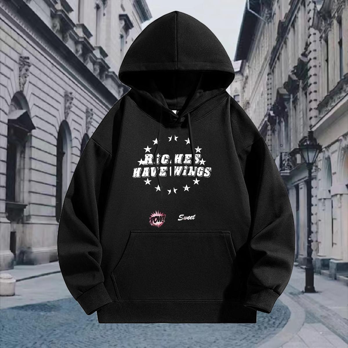 Fashion Designer Hoodie Men Breathable Long Sleeve Cool Men Hoodie Y2K Pullover Hoodie Skull Warm Fleece