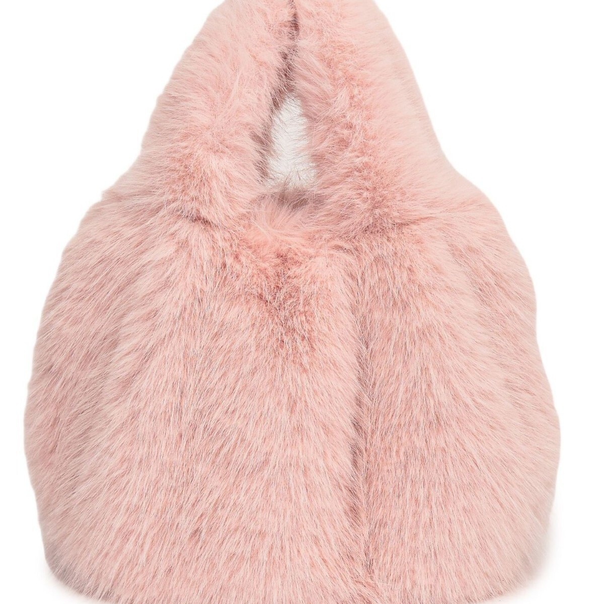 autumn/winter new fox fur tote bag, versatile handbag, niche plush bag