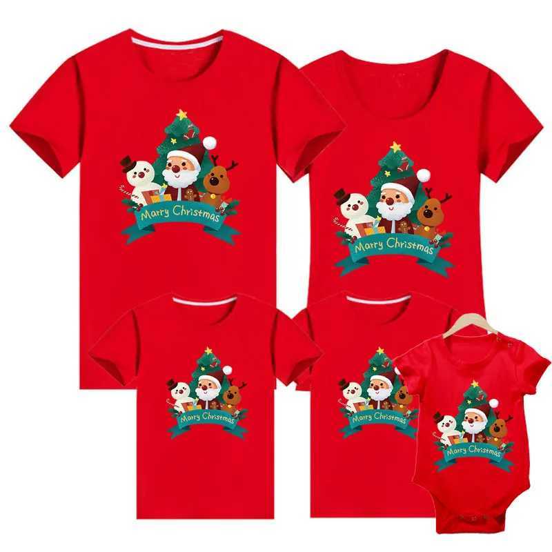 New Years clothing family appearance dad mom dad mom daughter son Christmas cotton sweater family matching clothing W241015
