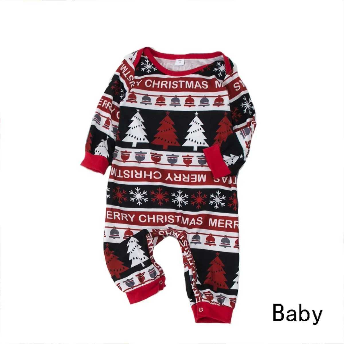 New 2024 Mom Daughter Dad Son Matching Pajama Set Christmas Set allows printing 2-piece set Pajama Home Appearance Pjs W241015