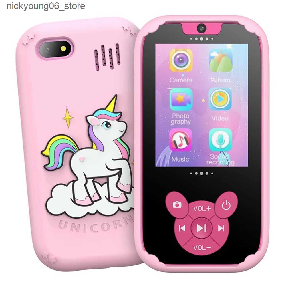 Baby Toy Kids Smart Phone Educational Toys Dual Camera Music Player Baby Phone With 8G Memro Game Learning for Age 3-12 Brithday Gifts L240910