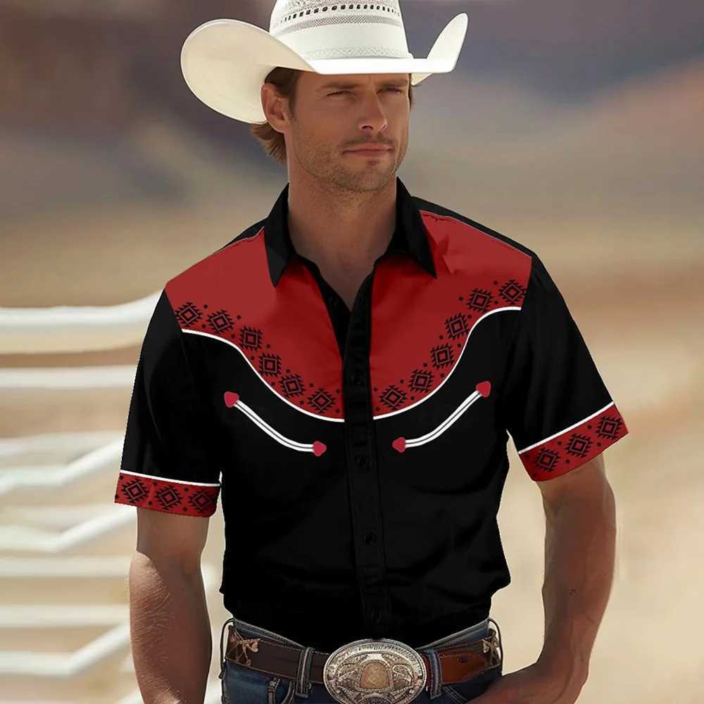 2024 New Retro Print Shirt HAWaii Fashion Holiday Casual Long-sLeeved Shirt Mens Large Size Lapel Button Up Top LX241017