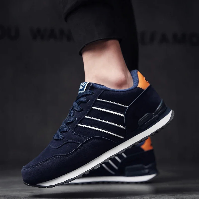 Sneakers Classical Lightweight Suede Leather Men Running Outdoor Comfortable Sport Breathable Flat Casual Shoes ddmythur ddmythur