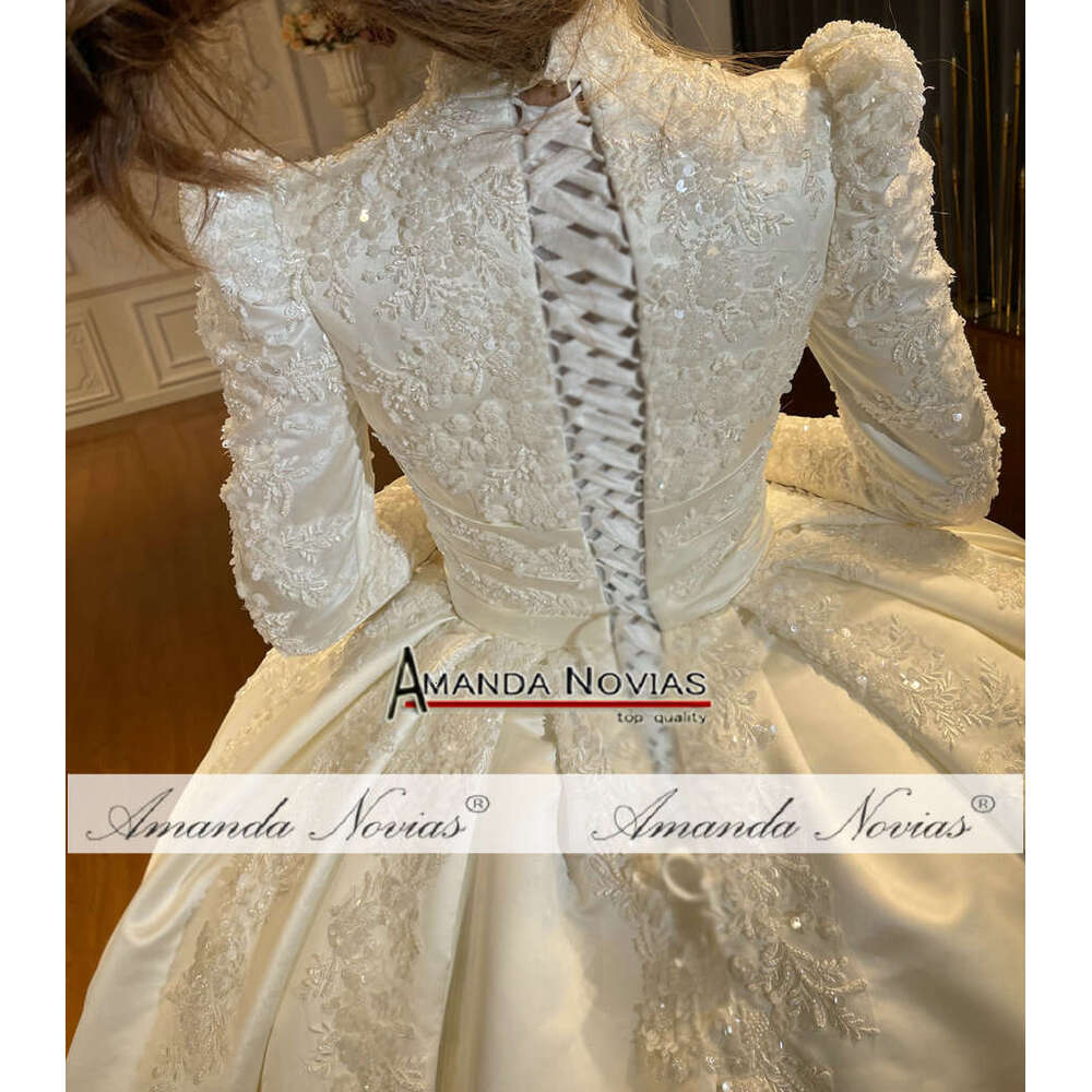 2024 New Muslim Bride Wedding Dress