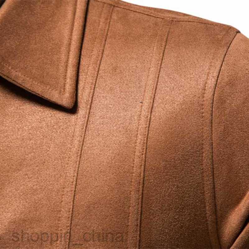Men's Jackets Coats autumn and winter new lapel jacket men trendy mens jacket outdoor man suede jacket