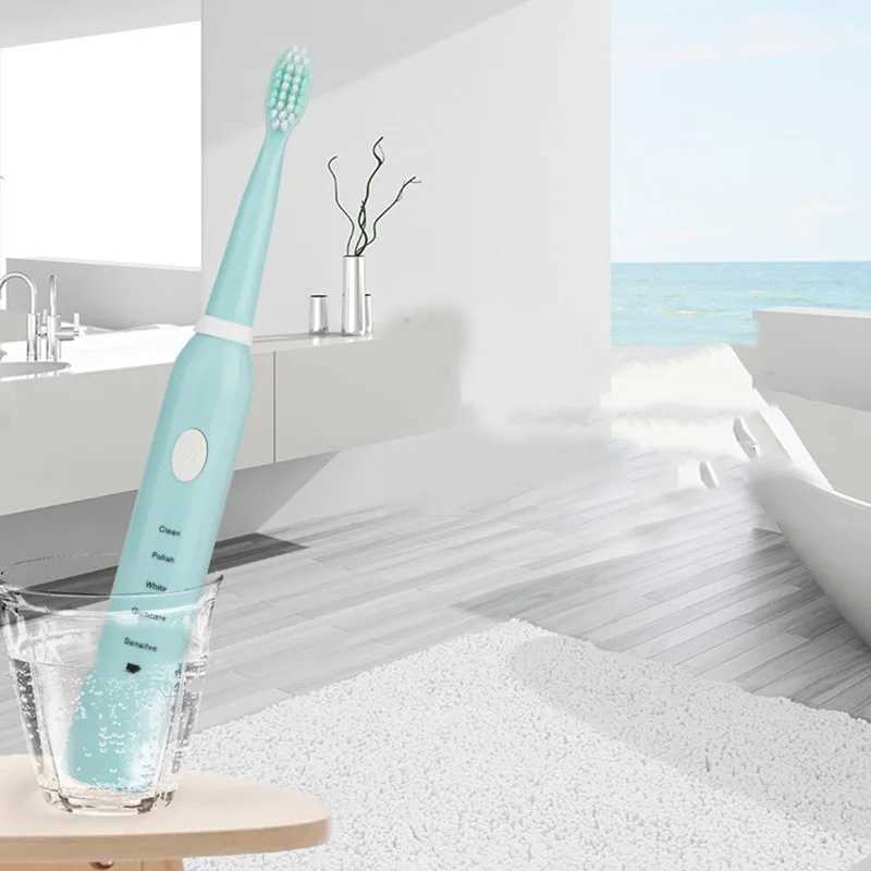 Electric toothbrush soft brush USB charging sonic vibration adult electric toothbrush portable for home use M241017