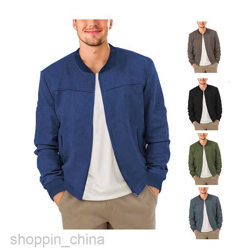 Men's Jackets Coats new men's fashion casual suede hoodie jacket