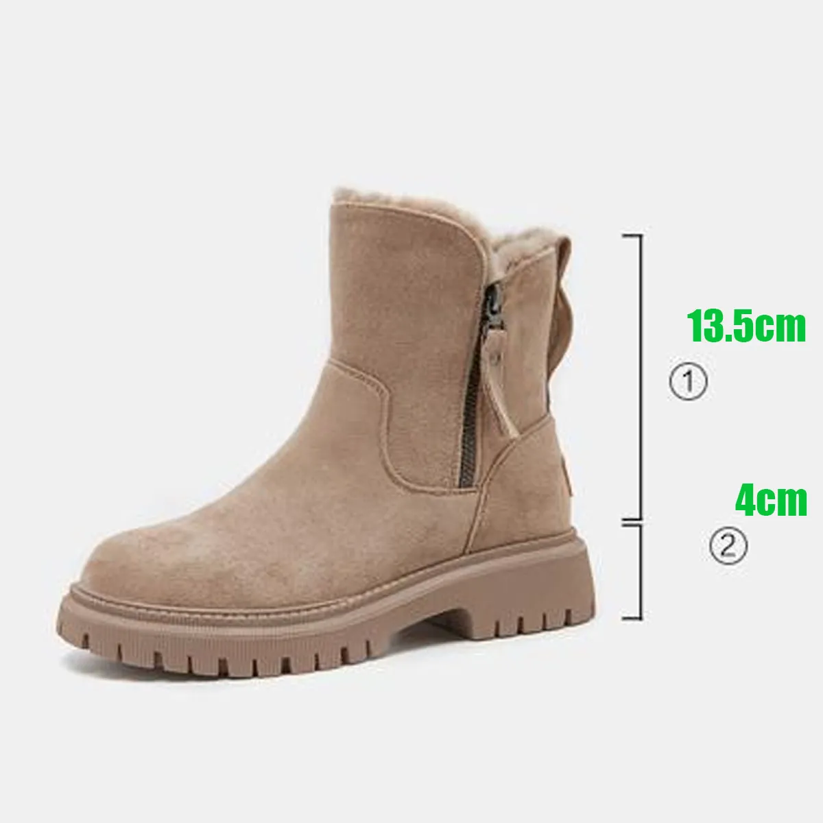 Designer Boot Womens Autumn Winter European And American Thick Soled Women's Short Tube Martin Boots Plus Size 35-43