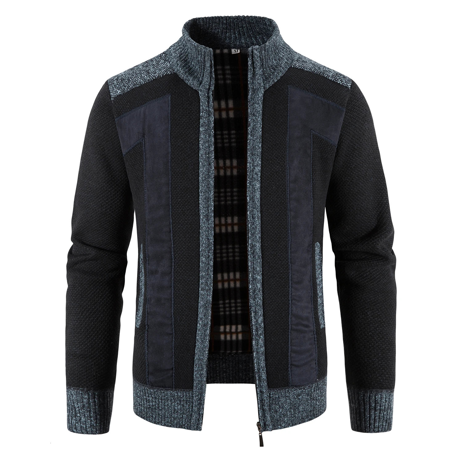 Autumn Spring Sweater Mens Cardigan Zip Up Turtleneck Jacket Y2K Sweatshirt Winter Hombre Cold Coat Knitted Jumper Sweatercoat 241017