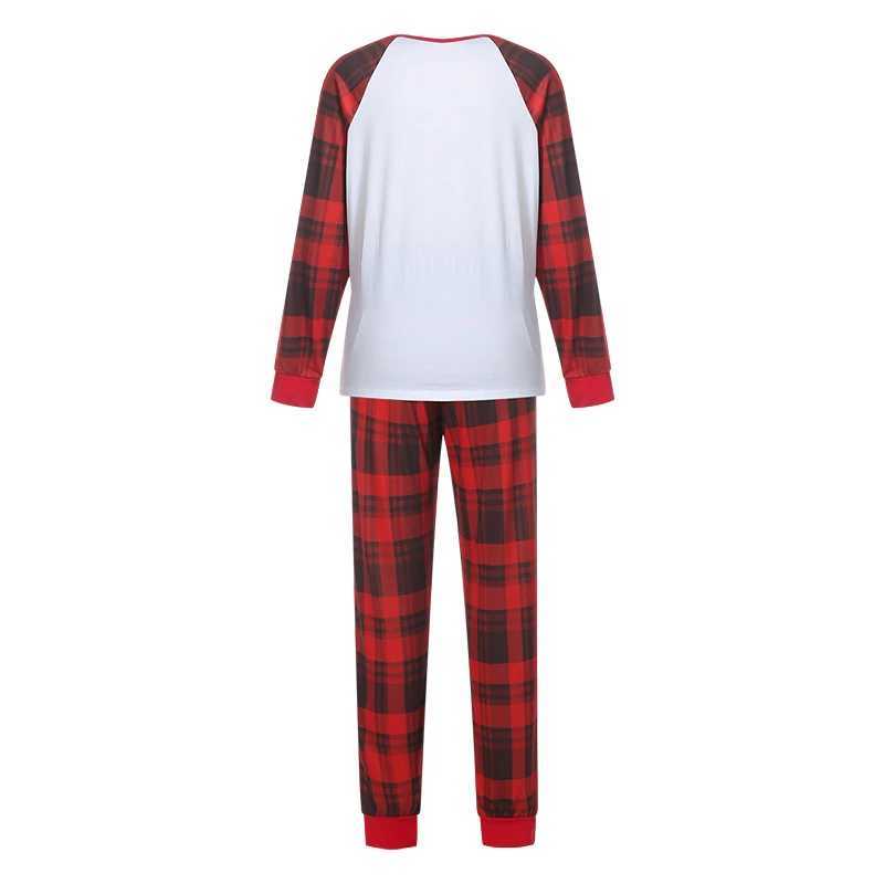 Christmas Family Matching Set Cartoon Long Sleeve Crew Collar Top Flat Pants Set/jumpsuit Mother and Child Pajama Set W241015