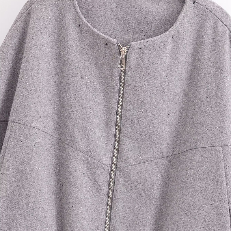 Women Jacket Chaquetas Hoodies Coat Casual Loose 2024 Inszartrafaf With Zipper Outwear Patchwork Y2k Jaqueta Bomber