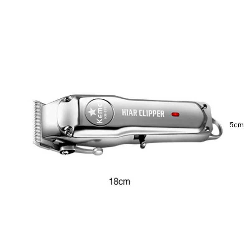 Kemei All Metal Professional Cordless Hair Clipper Electric Hair Clipper Mens Hair Clipper W241017
