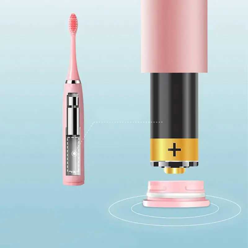 New Arrival Adult electric toothbrush battery powered electric toothbrush with replacement brush head suitable for family dormitories G241017