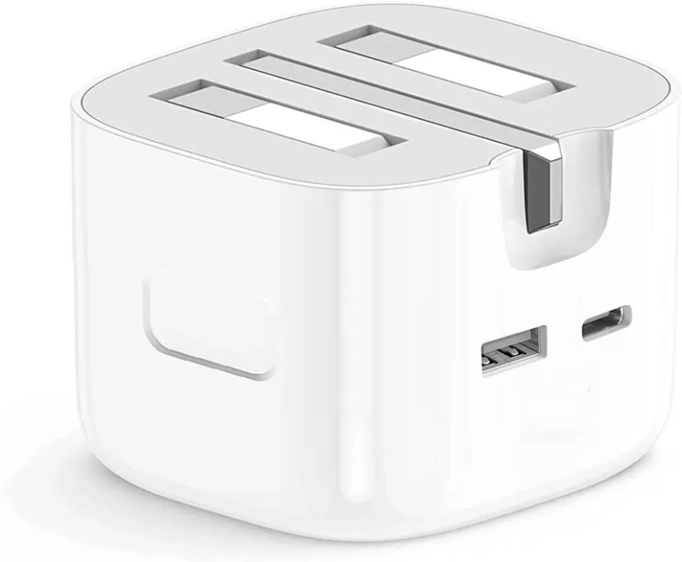 35W Dual Port A+C Fast Charging Charger Foldable USB & Type C Uk Plug Universal PD Wall Charger Block For Iphone Ipad Samsung Xiaomi Power Adapter
