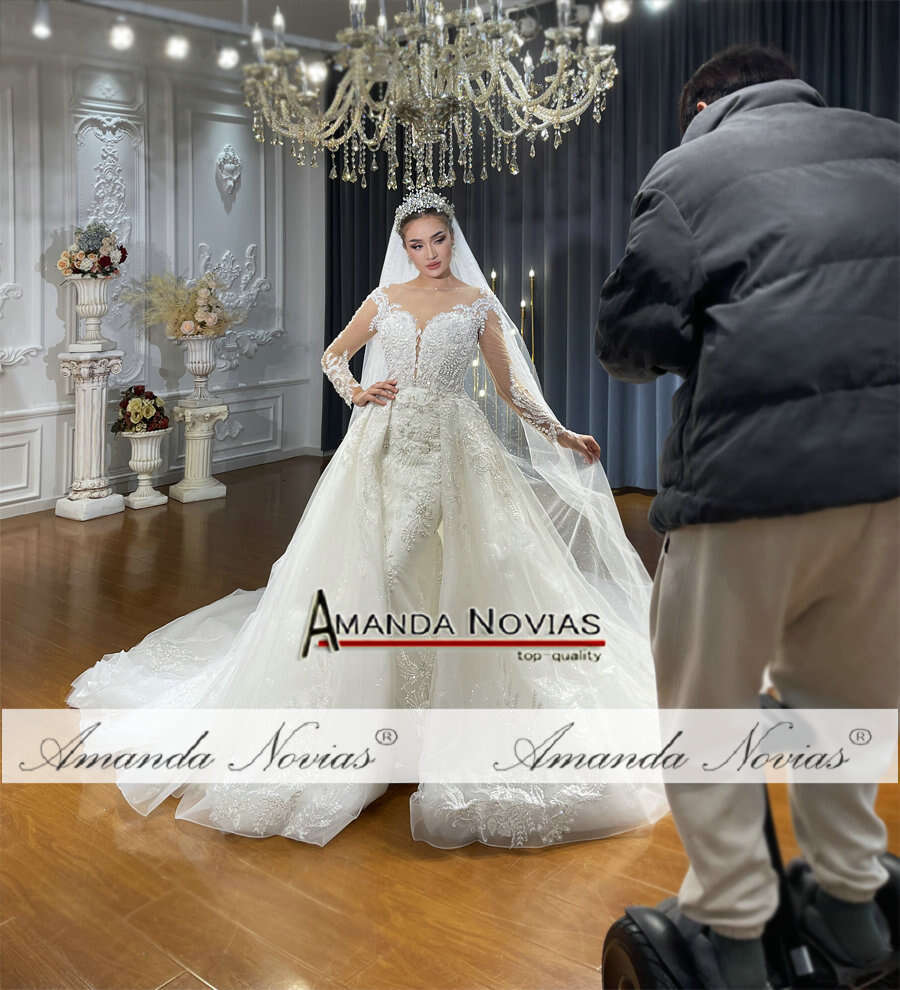 Mermaid Wedding Dress With Detachable Skirt New