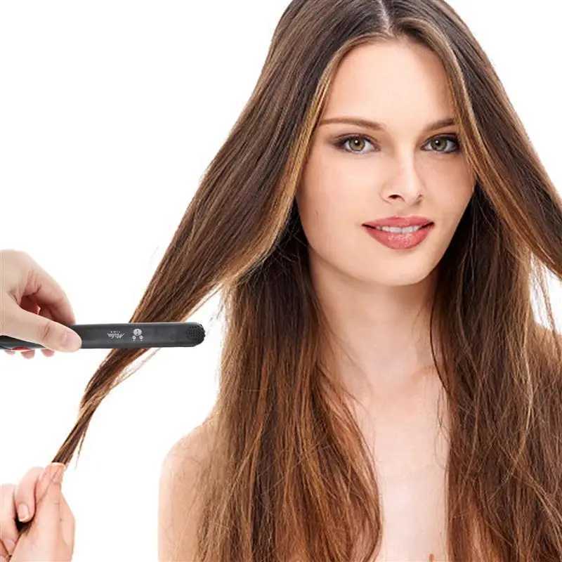 3 In 1 Hair Iron High Quality Flat Iron Straightening Hot Comb Mini Professional Hair Straightener Curling Iron Styling ToolsXJ241016