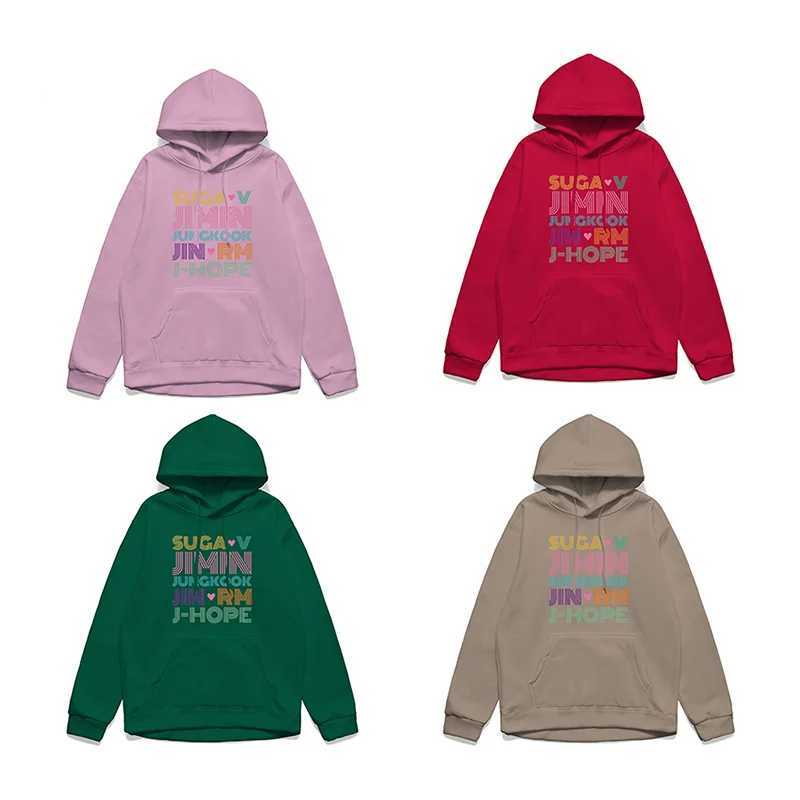 2024 Fashion Street Female Pullovers Casual Womens Solid Hoodie Comfortable Strecth Sweatshirts Loose Pocket Warm ClothesX241016