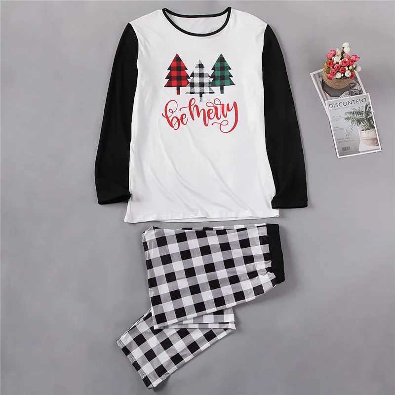 PUDCOCO Family Matching Christmas Pajama Set for Womens Adult Baby Pajama Set W241015