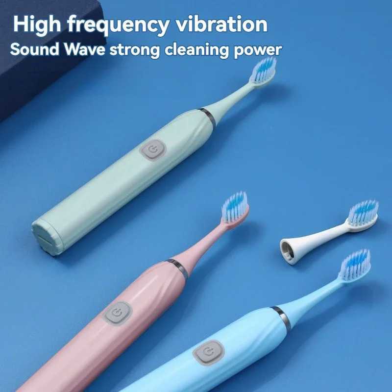 New Arrival Electric toothbrush IPX7 waterproof sonic toothbrush for deep cleaning and whitening DuPont soft brush with large button vibration toothbr