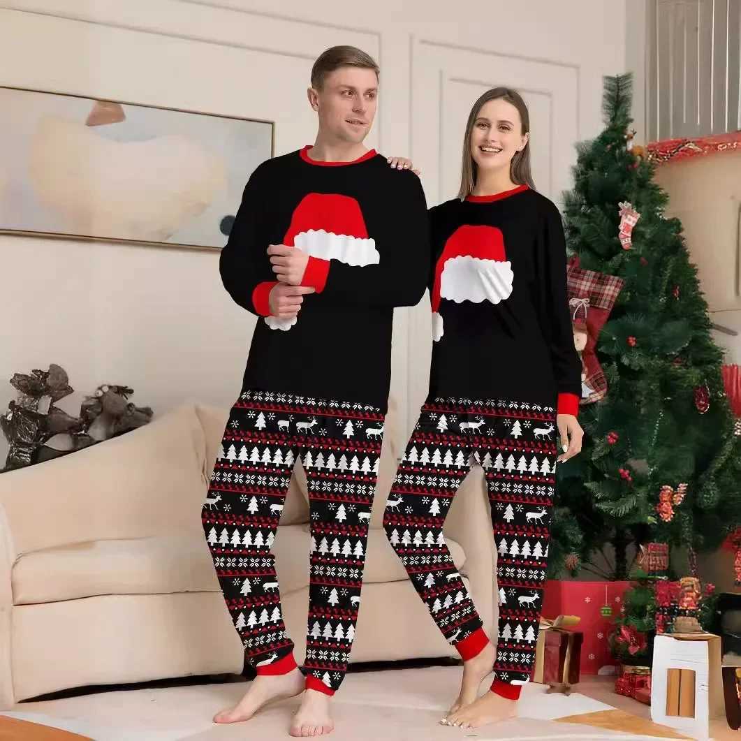 Family Christmas Matching Set Pajamas 2025 Christmas Adult Children Mom Daughter Appearance Pajamas Childrens Casual Clothing Pjs Clothing W241015