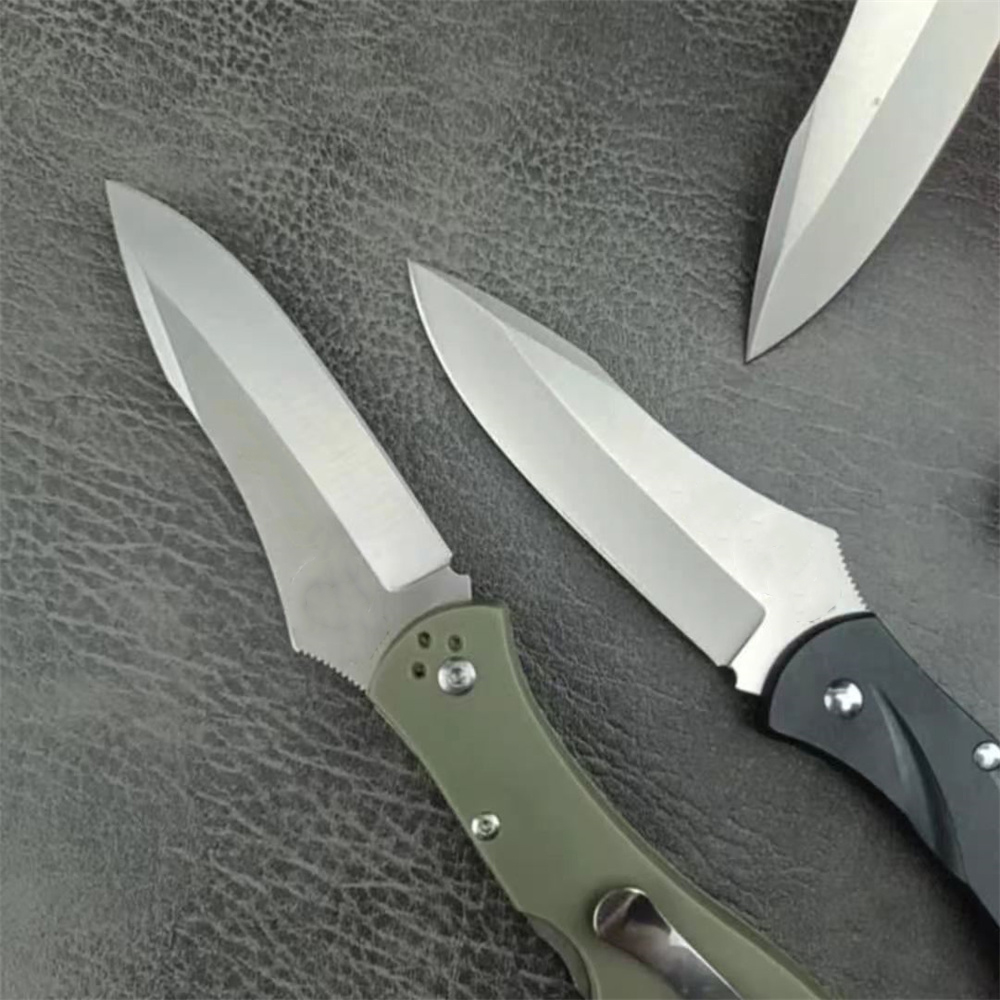 Portable Multifunctional Folding Knife with D2 Steel Blade, Nylon Fiber Handle High-Quality Survival EDC Hunting Tool for Outdoor Use - Models 15535, 