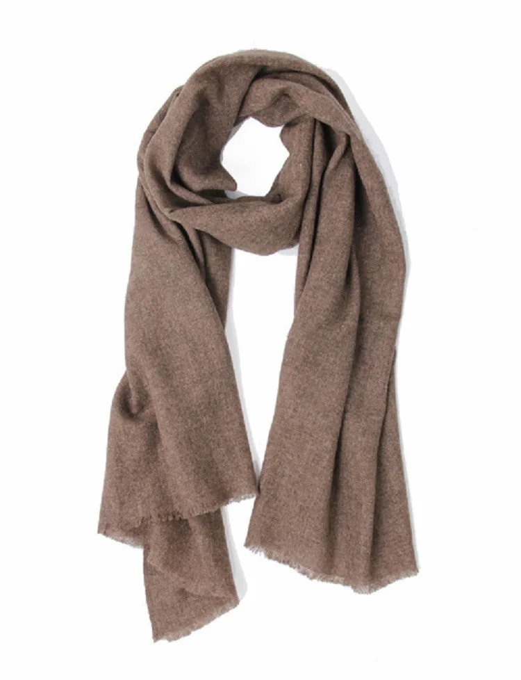 Womens and mens wool acrylic solid scarves 241009