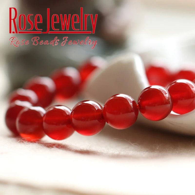 High quality natural red agate bracelet natural stone bracelet 4 6 8 10 12mm DIY jewelry bracelet 241017