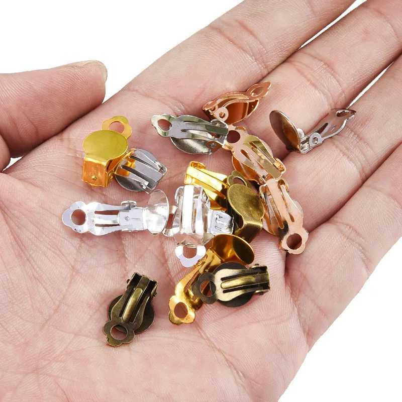 20 pieces/pack multi-color invisible ear clips frog clips handmade DIY ear clips W241017